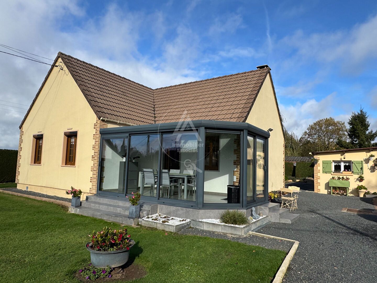 Plain pied avec garage