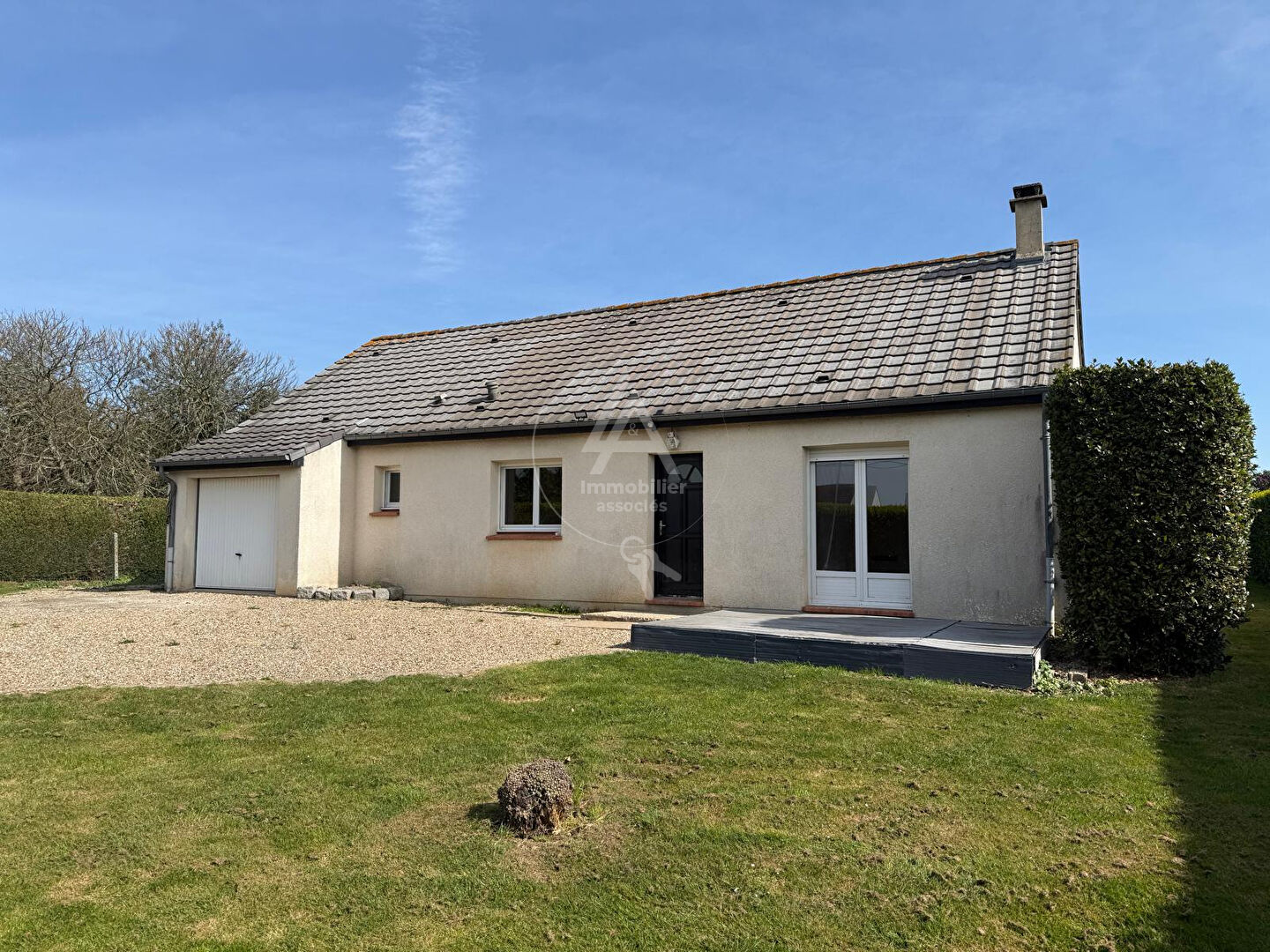 Plain pied avec 2 garages